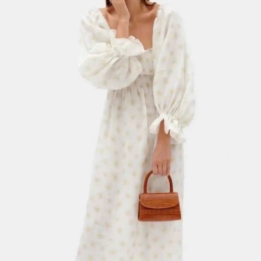 Sleeper Atlanta Linen Dress in Daisy
